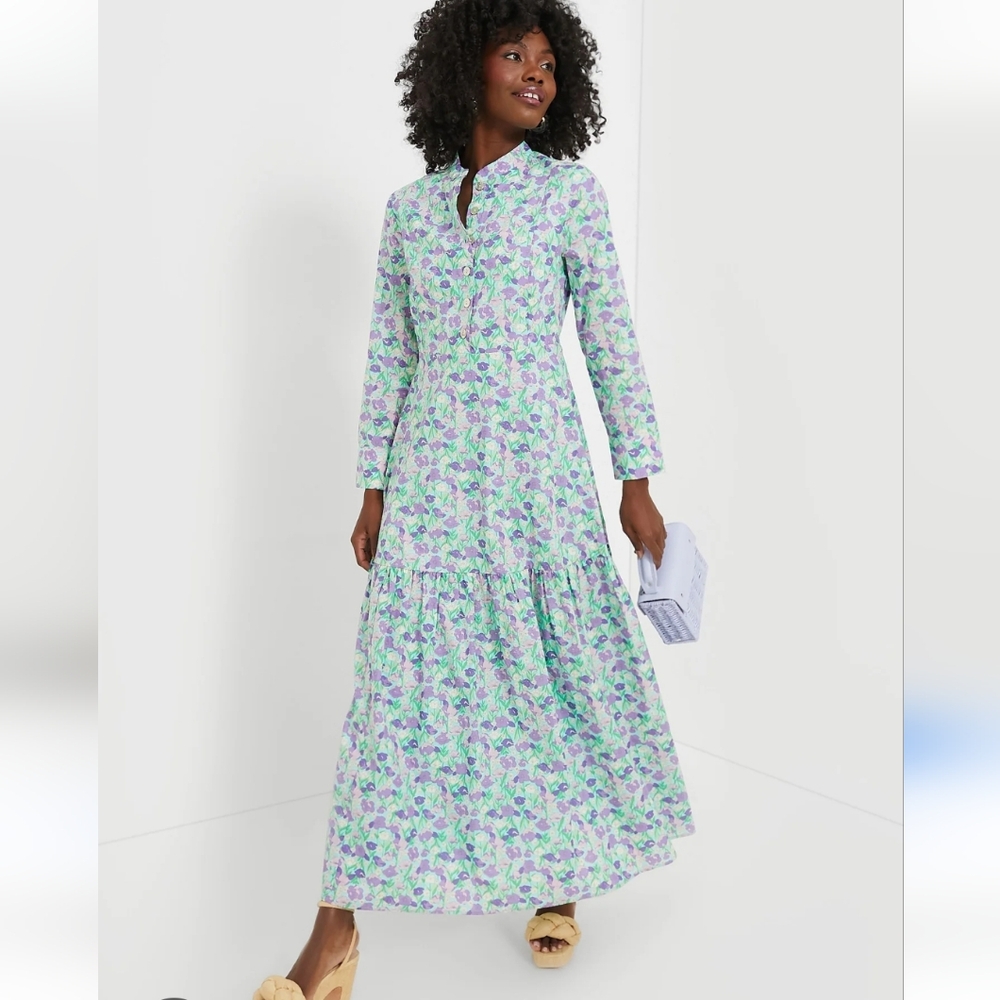 Floral Long Sleeve Maxi Dress